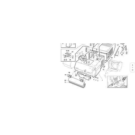 Protection de cheville de capot avant T1-2-4 ORIGINAL KUBOTA GIANNI FERRARI 01.50.01.4660