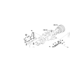 Soporte bomba 25 cc.x trans.hidráulica T4 ORIGINAL KUBOTA GIANNI FERRARI 01.50.01.4860