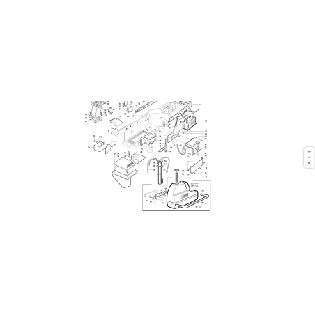 Turbo-Relaiskasten-Halterungsblech 4C ORIGINAL KUBOTA GIANNI FERRARI 01.60.00.0159