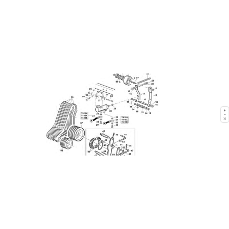 Supporto cilindro PDP ORIGINALE KUBOTA GIANNI FERRARI 01.60.00.0164