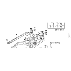 Support de réflecteur Turbo 4C ORIGINAL KUBOTA GIANNI FERRARI 01.60.00.0619 | Newgardenstore.eu
