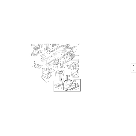 Hydraulikleitungsschutzgehäuse, Batteriebereich T ORIGINAL KUBOTA GIANNI FERRARI 01.60.00.0640