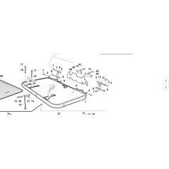 Piatto lungo fissag gomma parapolvere T2 ORIGINALE KUBOTA GIANNI FERRARI 01.60.00.1158 | Newgardenstore.eu