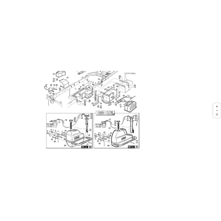 Soporte de fijación de batería ORIGINAL KUBOTA GIANNI FERRARI 01.60.20.0069