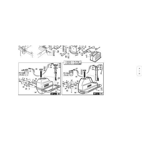 Serbatoio carburante LT.25 T1 ORIGINALE KUBOTA GIANNI FERRARI 01.90.00.1250