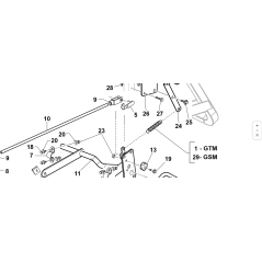 TE-SCHRAUBE UNI 5739 M6 X40 8.8 ZNT ORIGINAL KUBOTA GIANNI FERRARI 00111000112 | Newgardenstore.eu