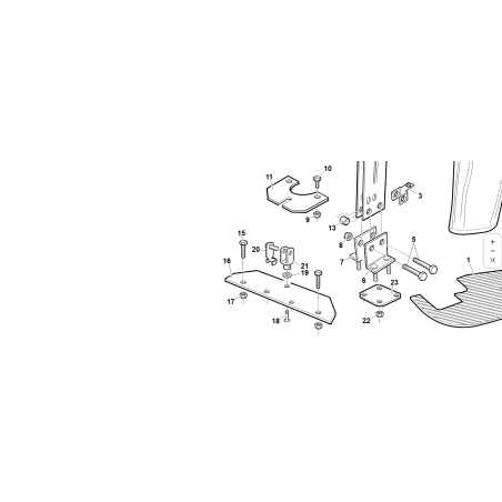 AUTOMUTTER M6 UNI 7473 6S ZNT ORIGINAL KUBOTA GIANNI FERRARI 00111000166