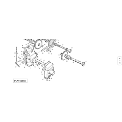 ECROU UNI 5589 M8 6S ZNT ORIGINE KUBOTA GIANNI FERRARI 00111150003 | Newgardenstore.eu