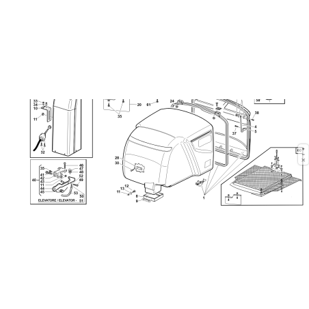 VIS TTQST UNI 5731 M6X25 4.8 ZNT ORIGINAL KUBOTA GIANNI FERRARI 00111340008