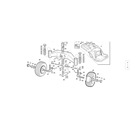 VITE TE M10x30 8.8 UNI 5739 ZNT ORIGINALE KUBOTA GIANNI FERRARI 00111000103