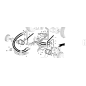 VITE BRUG.M8X50 8.8 UNI 5931 ZNT ORIGINALE KUBOTA GIANNI FERRARI 00111400027
