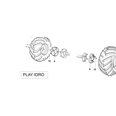 AUTOMUTTER UNI 7474 M16X1,5 6S ORIGINAL KUBOTA GIANNI FERRARI 00111250016