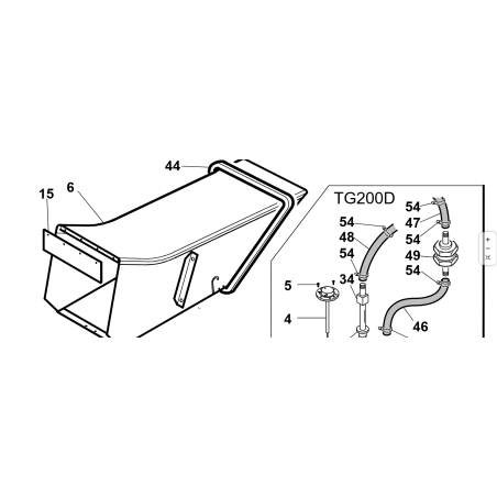 TUBO DE COMBUSTIBLE L-60 ORIGINAL KUBOTA GIANNI FERRARI 94012000014