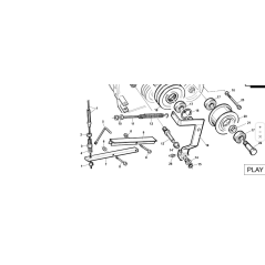 VIS BRUG.M5X40 8.8 UNI 5931 ZNT ORIGINAL KUBOTA GIANNI FERRARI 00111400005