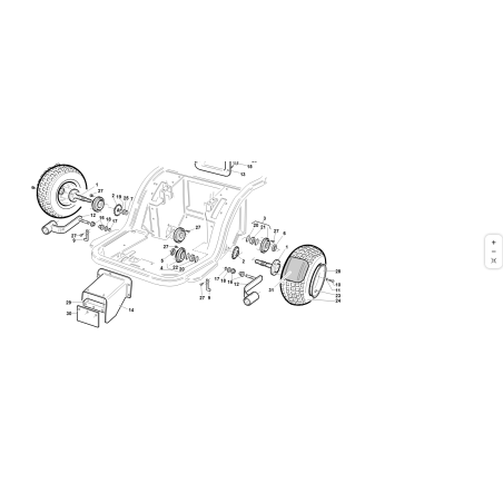 PROTEZ. CUSCINETTO ESTERNO SEMIASSE ORIGINALE KUBOTA GIANNI FERRARI 94500000089