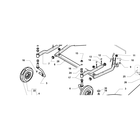 VIERKANTSPITZE 30X30-0858- ORIGINAL KUBOTA GIANNI FERRARI 00111970125