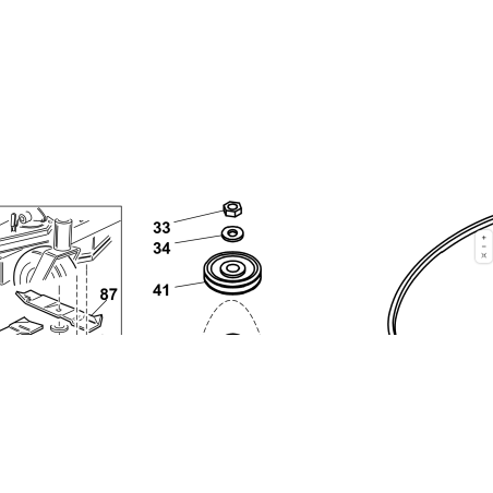 TUERCA 5/8-11 NYLOC ORIGINAL KUBOTA GIANNI FERRARI 93900104261