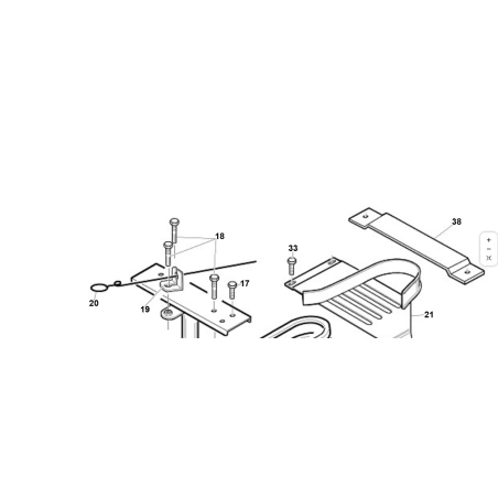 TORNILLO DE RETENCIÓN DE CORREA KUBOTA GIANNI FERRARI ORIGINAL 95533120001