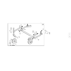 VITE TE UNI 5737 M8X95 8.8 ZNT ORIGINALE KUBOTA GIANNI FERRARI 00111300058