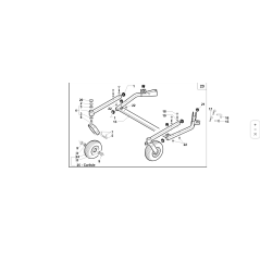 PUNTALE RETTANGOLARE 30x40 ORIGINALE KUBOTA GIANNI FERRARI 00111970148 | Newgardenstore.eu