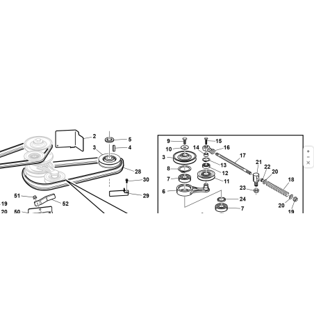 UNI 8838 CONICAL ELASTIC WASHER - 10X3 ZNT ORIGINAL KUBOTA GIANNI FERRARI 00111550010