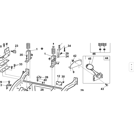 PERILLA DE ARRANQUE ORIGINAL KUBOTA GIANNI FERRARI 00111610003 ROJA
