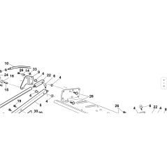 TAMPONE ANTIVIBRANTE M6 FEMM H-25 ORIGINALE KUBOTA GIANNI FERRARI 00111970068