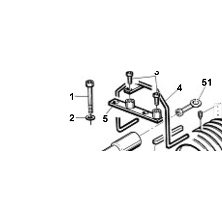 TORNILLO BRUG.M10X95 8.8 UNI 5931 ZNT ORIGINAL KUBOTA GIANNI FERRARI 00111400007