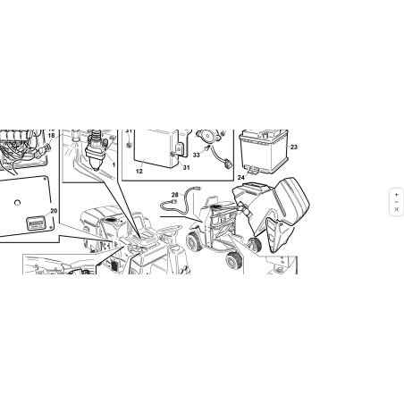 STAFFA FISSAGGIO BATTERIA ORIGINALE KUBOTA GIANNI FERRARI 94500000079