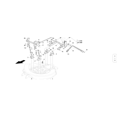 PERNO SOSTEGNO PIATTO ZNT ORIGINALE KUBOTA GIANNI FERRARI 89001000034