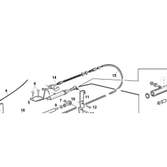 PASADOR DE BLOQUEO A PRESIÓN DIÁMETRO 6 CLIPS ORIGINAL KUBOTA GIANNI FERRARI 00111990030 | Newgardenstore.eu