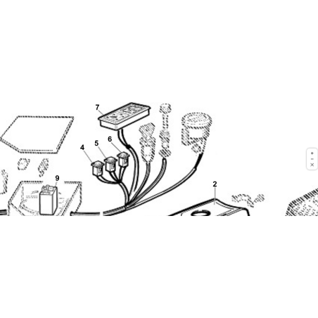 ROTES LICHT ORIGINAL KUBOTA BATTERIE GF 00777800054