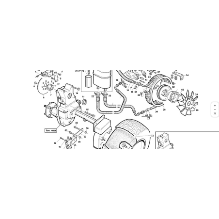 ABRAZADERA ABA 15X24X12 COD.080673 ORIGINAL KUBOTA GIANNI FERRARI 00111810006