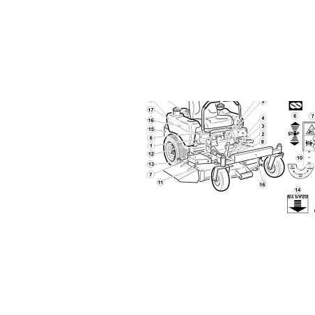 AUTOCOLLANT ORIGINAL KUBOTA GIANNI FERRARI 00555200222 SRZ ADVANCE