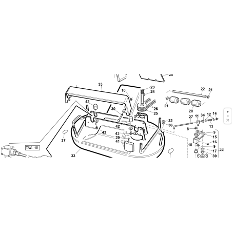 TAMPONE ANTIVIBRANTE M6 FEMM H-31 ORIGINALE KUBOTA GIANNI FERRARI 00111970118