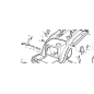 ÉQUERRE DE FIXATION COMPLÈTE POUR COQUE, ORIGINAL KUBOTA GIANNI FERRARI PZ95500159000