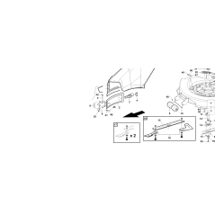 KUBOTA GIANNI FERRARI 89001220011 ORIGINAL ZNT TUNNEL TÜRSCHARNIER | Newgardenstore.eu