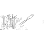 ORIGINAL KUBOTA GIANNI FERRARI 94500000081 ELEKTRISCHE SYSTEMKABELHALTERUNG