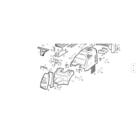 STAFFA CERNIERA SUPPORTO SEDILE ZNT ORIGINALE KUBOTA GIANNI FERRARI 95500000003