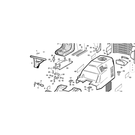 SUPPORTO ANTIVIBRANTE MF ORIGINALE KUBOTA GIANNI FERRARI 90106000009