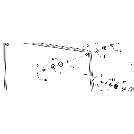 ARANDELA DE GOMA (AC9) ORIGINAL KUBOTA GIANNI FERRARI 95187100078