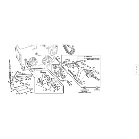 ANGOLARE ASTA TENDICINGHIA ORIGINALE KUBOTA GIANNI FERRARI 95200000003