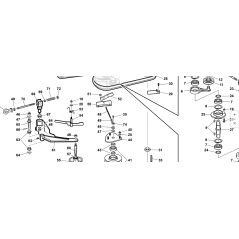ANGLE DE BIELLE DE POULIE DE RALENTI D'ORIGINE KUBOTA GIANNI FERRARI 87001000065
