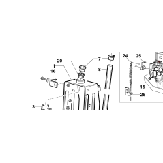 UPPER TERMINAL BLOCK SUPPORT COMP. ZNT ORIGINAL KUBOTA GIANNI FERRARI 92001360000