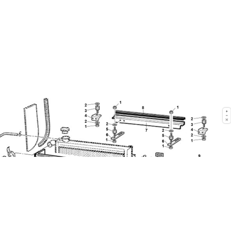 ANTIVIB.CIL.M/F 30X40 M8X23/8 mm ORIGINAL KUBOTA GIANNI FERRARI 00111970096