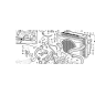 SUPPORTO RADIATORE DX ZINCATO ORIGINALE KUBOTA GIANNI FERRARI 95303000022