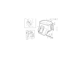 SUPPORT DE MICRO PANIER COMPLET ORIGINAL KUBOTA GIANNI FERRARI 94500630000