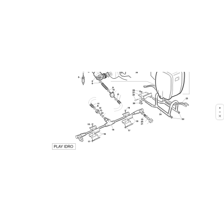 WASSERZUFUHRROHR L-500 ORIGINAL KUBOTA GIANNI FERRARI 95115000005