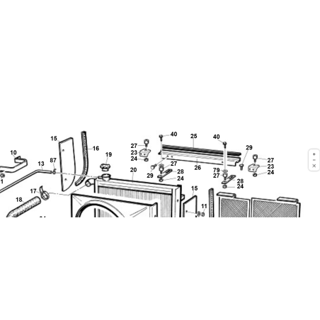 ANGOLARE SUP. PULEGGE  ZIN. ORIGINALE KUBOTA GIANNI FERRARI PZ95500151100