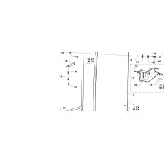 SNODO PER MOLLA A GAS ORIGINALE KUBOTA GIANNI FERRARI 95187100089